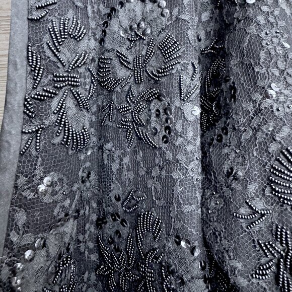 Vintage Black Beaded Lace Evening Jacket – Michael Arts Hong Kong - Picture 4 of 8